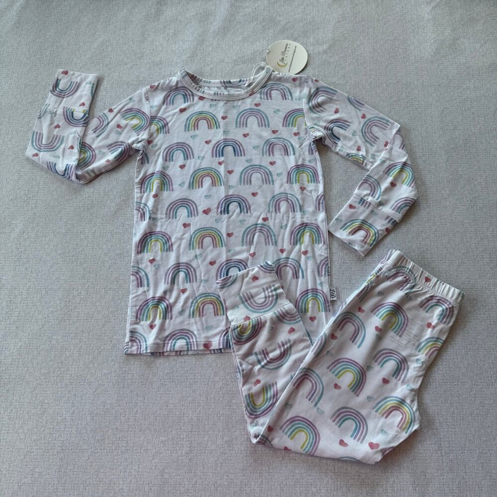 Little Dreamers Purple Rainbow Size 4T New with Tags